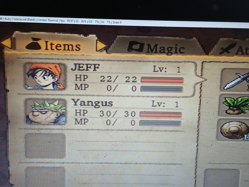 FINALLY STARTED PLAYING DRAGONQUEST&nbsp;VIII