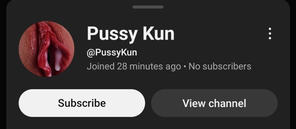 PUSSY KUN IS ON YOUTUBE&nbsp;FOLKS